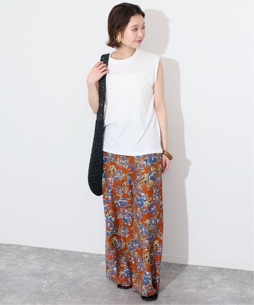 SLOBE IENA(スローブイエナ)の「《WEB限定/追加2/2枚セット》アイラインキャミワンピース×ノースリーブTEEセット(ワンピース・レディース・ブラック・FREE)」の21枚目の写真