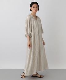 ストライプバルーンワンピース