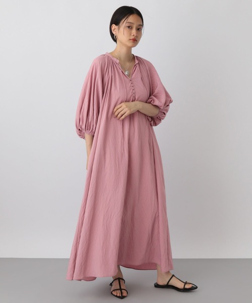 【セール】ストライプバルーンワンピース（ワンピース）｜apart by lowrys（アパートバイローリーズ）