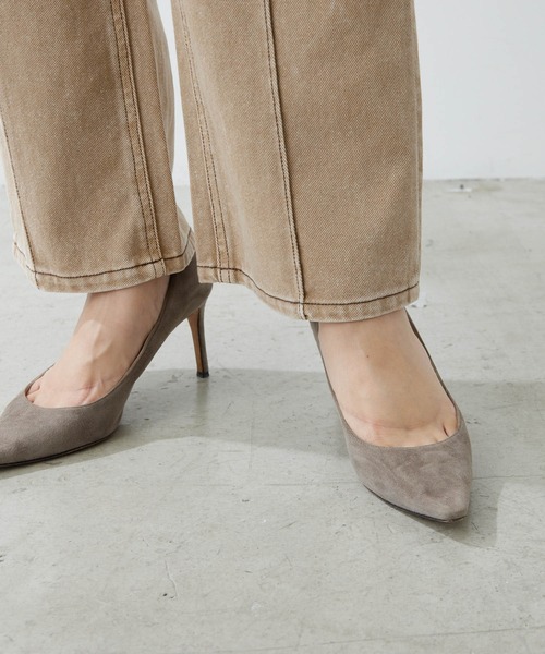 THE PAUSE(ザ ポーズ)の「【THE PAUSE】ストレートデニムパンツ(デニムパンツ・レディース・ブルー/サンドベージュ・36/38)」の12枚目の写真