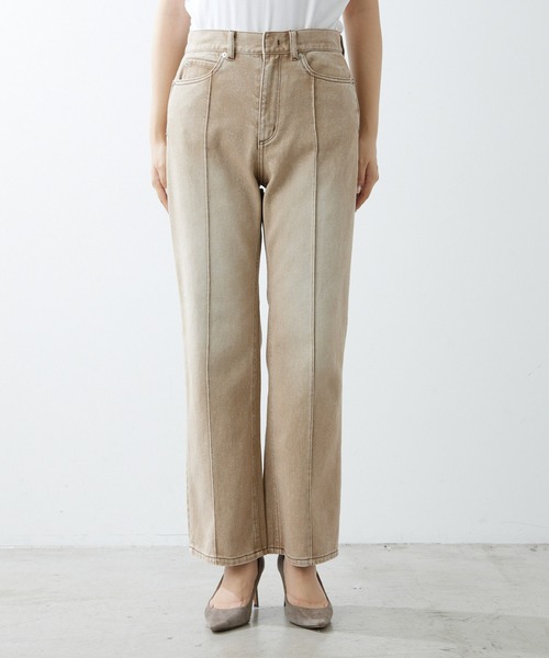 THE PAUSE(ザ ポーズ)の「【THE PAUSE】ストレートデニムパンツ(デニムパンツ・レディース・ブルー/サンドベージュ・36/38)」の17枚目の写真