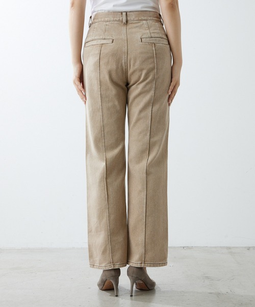 THE PAUSE(ザ ポーズ)の「【THE PAUSE】ストレートデニムパンツ(デニムパンツ・レディース・ブルー/サンドベージュ・36/38)」の15枚目の写真