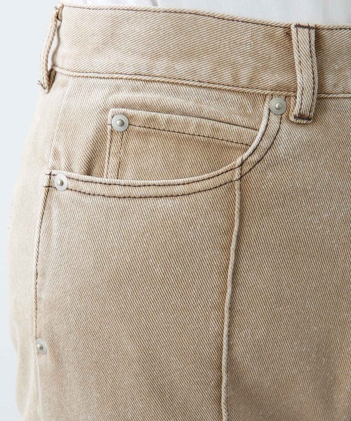 THE PAUSE(ザ ポーズ)の「【THE PAUSE】ストレートデニムパンツ(デニムパンツ・レディース・ブルー/サンドベージュ・36/38)」の13枚目の写真