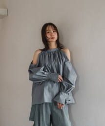 mideal（マイディール）の「open shoulder blouse / オープン