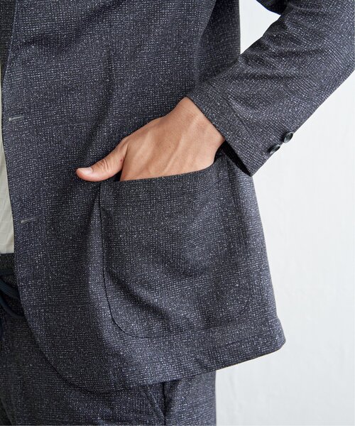 IKKA LOUNGE(イッカラウンジ)の「GOKU楽ワークAIR ジャケット(テーラードジャケット・メンズ・ネイビー/ブラック・XL/M/L/S)」の11枚目の写真