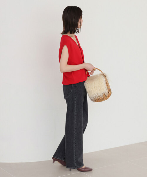 SLOBE IENA（スローブイエナ）の「SLOBE スクエアトゥミュール（パンプス・レディース・ベージュ/ブラウン・22.5cm/23cm/23.5cm/24cm/24.5cm）」の7枚目の写真