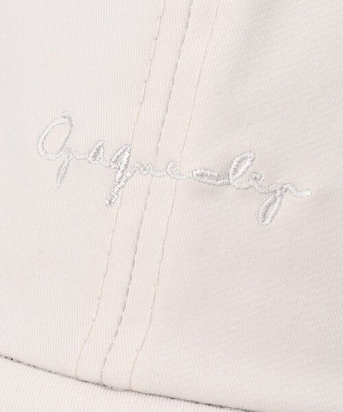 OPAQUE.CLIP(オペークドットクリップ)の「◆刺繍ロゴキャップ(キャップ・レディース・ボルドー/ブラック/ライトベージュ・00)」の9枚目の写真