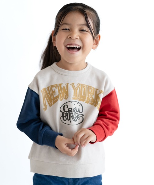 SKAPE（エスケープ）の「ﾌﾟﾁﾌﾟﾘﾄﾚｰﾅｰ（スウェット・キッズ・ホワイト/レッド/グリーン/ブラウン/ベージュ/ネイビー/イエロー/アイボリー・80ｃｍ/90cm/100cm/110cm/120cm/130cm）」の2枚目の写真