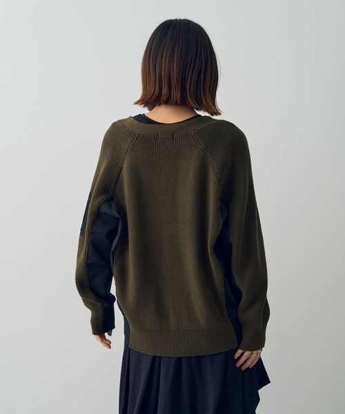 セール】MA-1ドッキングニットカーディガン（カーディガン/ボレロ