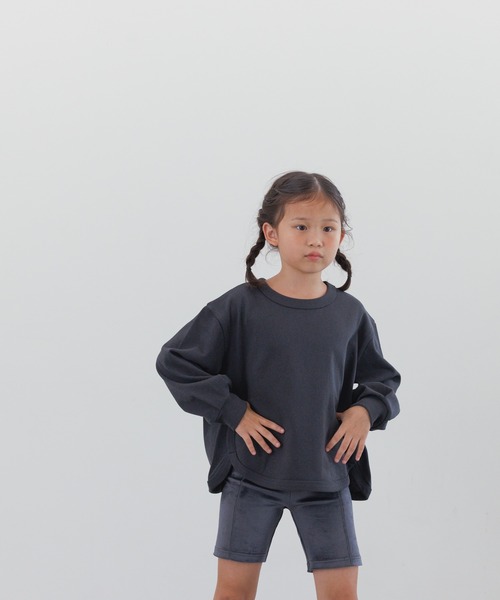 LOWRYS FARM(ローリーズファーム)の「USAソデボリュームプルオーバー 134399(Tシャツ/カットソー・キッズ・ホワイト×ブラック/カーキ/チャコールグレー/ベージュ・110cm/120cm/130cm/140cm/150cm)」の18枚目の写真