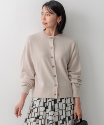 【Oggi掲載/洗える】ピュアカシミヤ ニットカーディガン