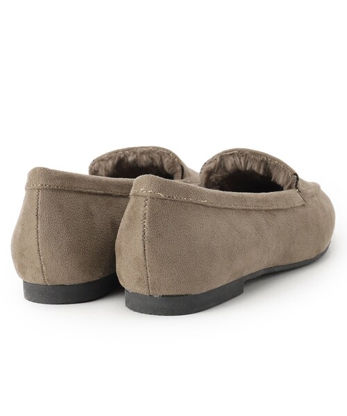 SHOO・LA・RUE（シューラルー）の「◆【22.5cm～25.0cm】ぬくぬくあったか フェイクファーポインテッドパンプス（パンプス・レディース・ブラウン系/ブラック/グレー・45/25/35/50）」の7枚目の写真