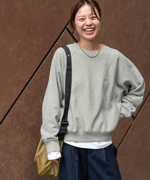 別注Champion RW10oz RAGLAN CN SWEAT Champion（チャンピオン）の「別注【Champion/チャンピオン】*RE