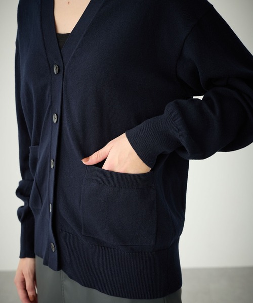 DRIES VAN NOTEN コットンカシミヤ ニットカーディガン S DRIES VAN NOTEN DRIES VAN NOTEN ニット＆スウェット