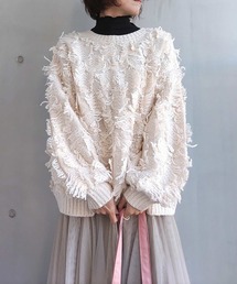 Q | フリンジニット(ニット/セーター)