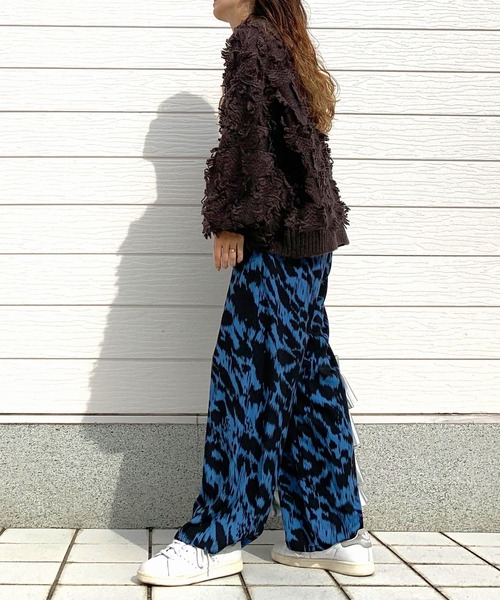 Q（キュー）の「フリンジニット（ニット/セーター・レディース・アイボリー/チャコールグレー・MEDIUM）」の19枚目の写真