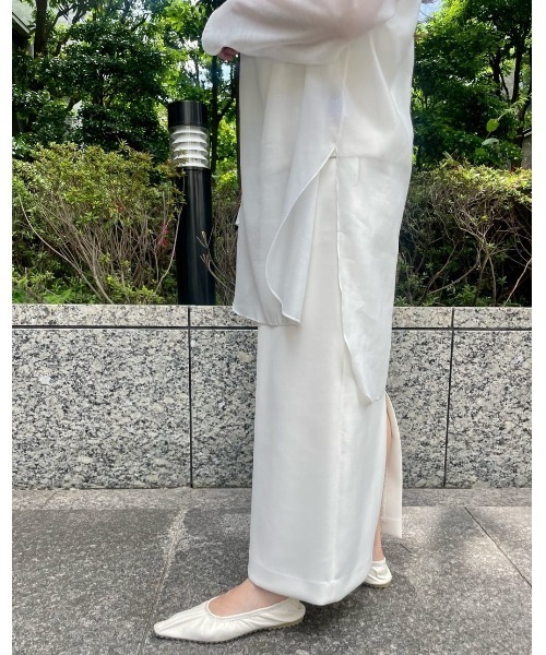 LE PHIL(ルフィル)の「スキューバジャージースカート(スカート・レディース・ブラック/ホワイト・0/00/1)」の3枚目の写真