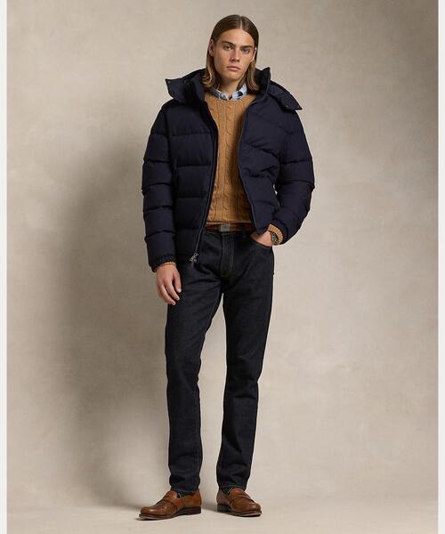 ラルフローレン　ＲＬＸ　ゴルフ　ダウンジャケット　ネイビー　サイズＸＳ ラルフローレン RLX ゴルフ ダウンジャケット ネイビー サイズXS