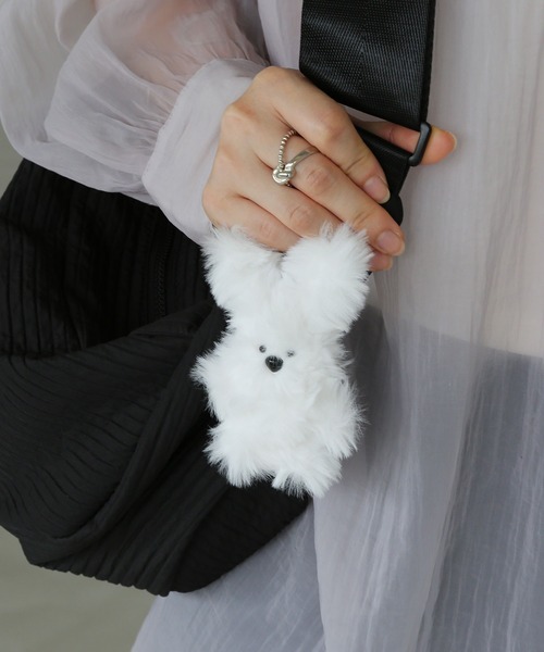 シャギーうさちゃん チャーム・キーホルダー/モールドール