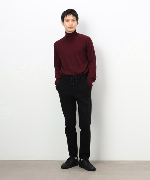 COMME CA ISM（コムサイズム）の「ハイゲージ ベーシックニット タートルネックプルオーバー（ニット/セーター・メンズ・マスタード/ライトグレー/ボルドー/ブラック/カーキ/ブルー・MEDIUM/LARGE）」の11枚目の写真