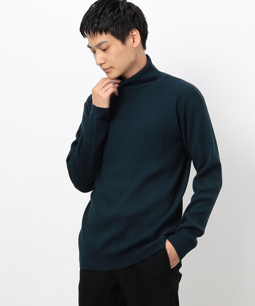 COMME CA ISM（コムサイズム）の「ハイゲージ ベーシックニット タートルネックプルオーバー（ニット/セーター・メンズ・マスタード/ライトグレー/ボルドー/ブラック/カーキ/ブルー・MEDIUM/LARGE）」の16枚目の写真