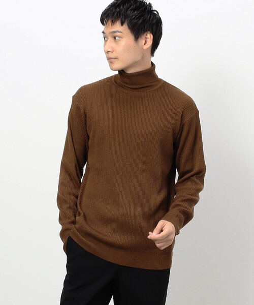COMME CA ISM（コムサイズム）の「ハイゲージ ベーシックニット タートルネックプルオーバー（ニット/セーター・メンズ・マスタード/ライトグレー/ボルドー/ブラック/カーキ/ブルー・MEDIUM/LARGE）」の18枚目の写真