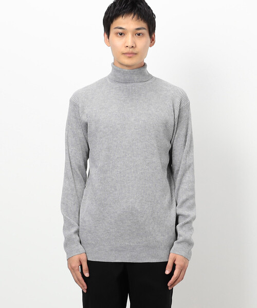 COMME CA ISM（コムサイズム）の「ハイゲージ ベーシックニット タートルネックプルオーバー（ニット/セーター・メンズ・マスタード/ライトグレー/ボルドー/ブラック/カーキ/ブルー・MEDIUM/LARGE）」の19枚目の写真