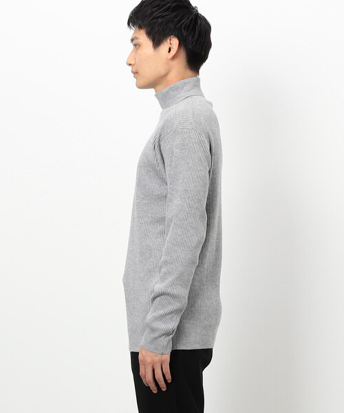 COMME CA ISM（コムサイズム）の「ハイゲージ ベーシックニット タートルネックプルオーバー（ニット/セーター・メンズ・マスタード/ライトグレー/ボルドー/ブラック/カーキ/ブルー・MEDIUM/LARGE）」の20枚目の写真