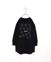 p.premier | お花刺繍トレーナーチュニック(スウェット)