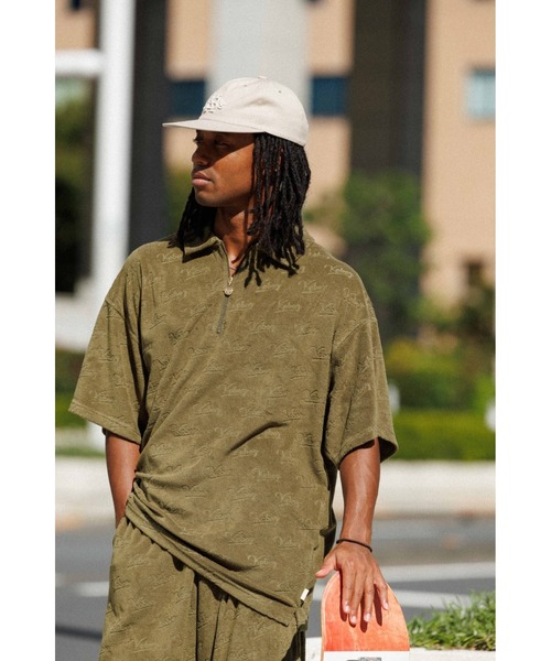 KEBOZ（ケボズ）の「PILE POLO（ポロシャツ・メンズ・オリーブ/ネイビー/ライトグレー・S/M/L/XL）」の9枚目の写真