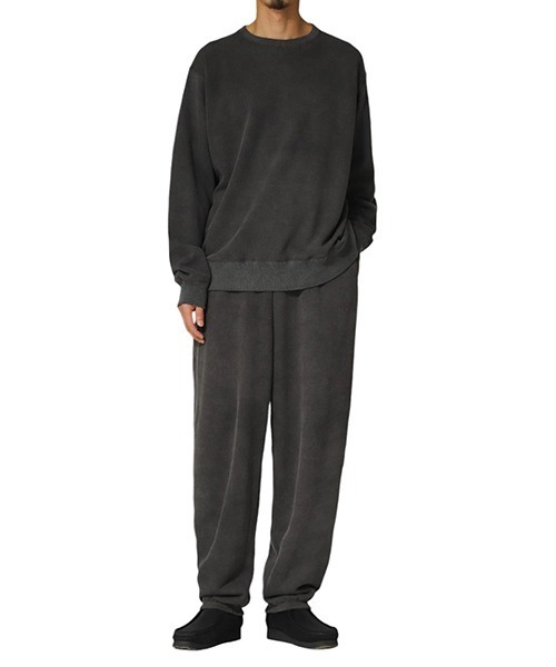 marka（マーカ）の「marka / マーカ：EASY PANTS - 20/10 recycle suvin organic cotton -：M24C-13PT01C[COR]（スウェットパンツ・メンズ・スミクロ・2(M)/1(S)）」の9枚目の写真