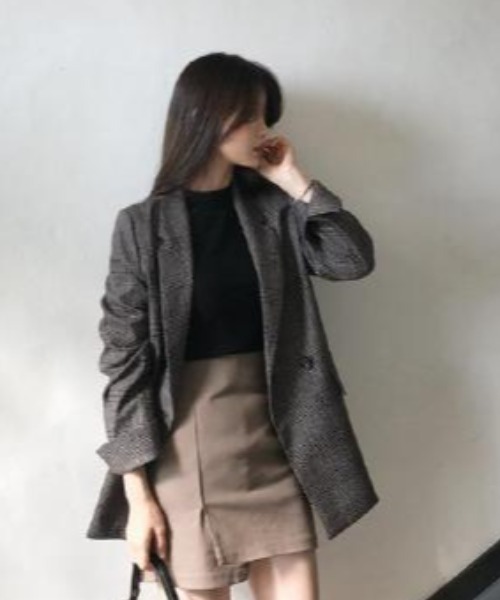 REBALANCE(リバランス)の「チェック柄ジャケット(テーラードジャケット・レディース・B/A・X-LARGE/LARGE/MEDIUM)」の3枚目の写真