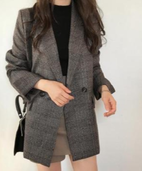 REBALANCE(リバランス)の「チェック柄ジャケット(テーラードジャケット・レディース・B/A・X-LARGE/LARGE/MEDIUM)」の9枚目の写真