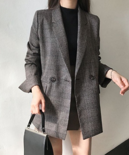 REBALANCE(リバランス)の「チェック柄ジャケット(テーラードジャケット・レディース・B/A・X-LARGE/LARGE/MEDIUM)」の14枚目の写真