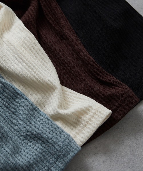 riziere（リジェール）の「フリルカラーリブプルオーバー（Tシャツ/カットソー・キッズ・アイボリー/ブラック/ブルーグレー/ダークブラウン・90/100/110/120/130/140/150）」の13枚目の写真