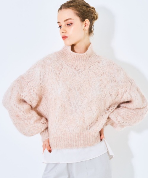 qualite / カリテ モヘアケーブルニット qualite（カリテ）の「モヘアケーブルニット（ニット/セーター