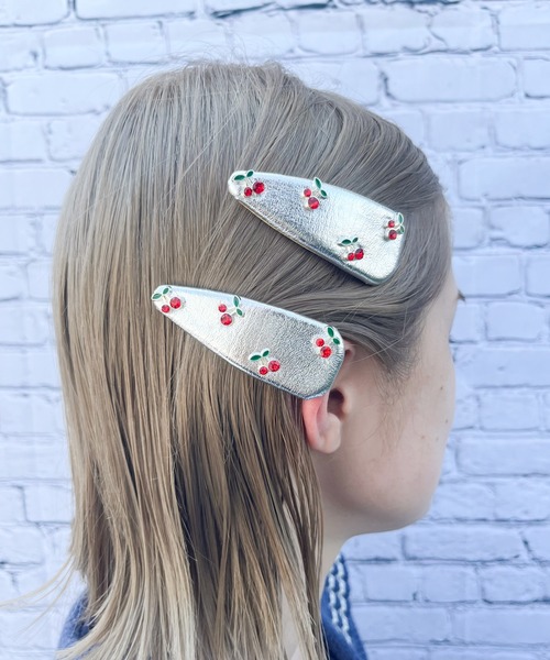 RUBY AND YOU（ルビーアンドユー）の「［select］チェリーヘアピン 2個セット（ヘアピン・レディース・ピンク/レッド・FREE）」の5枚目の写真