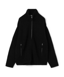 新品❤️ANEWブラック XL ジップアップセーター ジップアップ」に該当するメンズのニット/セーター（ブラック