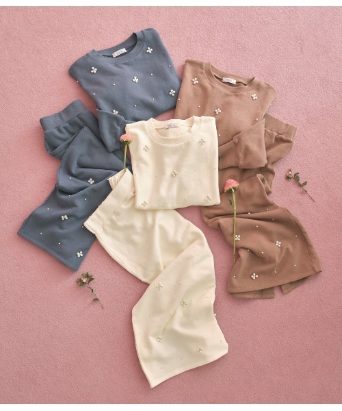 PEACH JOHN(ピーチジョン)の「ビジュースウェットプルオーバー(スウェット・レディース・モカ/チャコール/アイボリー・ONE SIZE)」の5枚目の写真