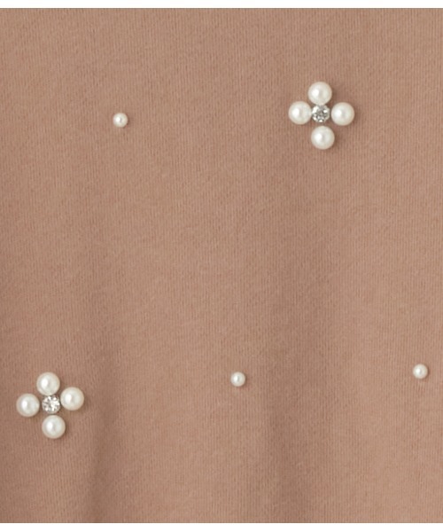 PEACH JOHN(ピーチジョン)の「ビジュースウェットプルオーバー(スウェット・レディース・モカ/チャコール/アイボリー・ONE SIZE)」の8枚目の写真