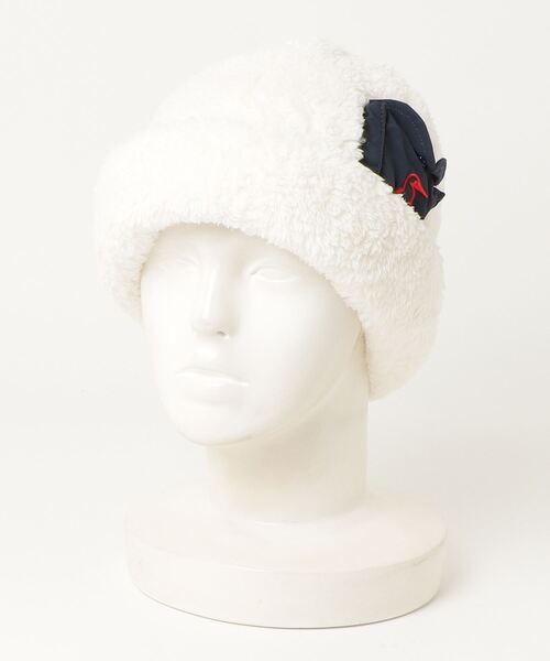 CHUMS（チャムス）の「CHUMS/チャムス ビーニー ダブル エルモフリースワッチ ELMO FLEECE WATCH CH05-1391（ニットキャップ/ビーニー・メンズ・アイボリー/ブラウン/ピンク/ネイビー・FREE）」の7枚目の写真