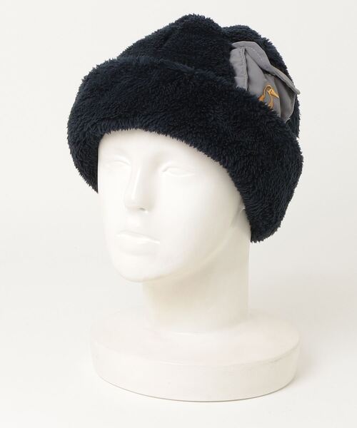 CHUMS（チャムス）の「CHUMS/チャムス ビーニー ダブル エルモフリースワッチ ELMO FLEECE WATCH CH05-1391（ニットキャップ/ビーニー・メンズ・アイボリー/ブラウン/ピンク/ネイビー・FREE）」の9枚目の写真