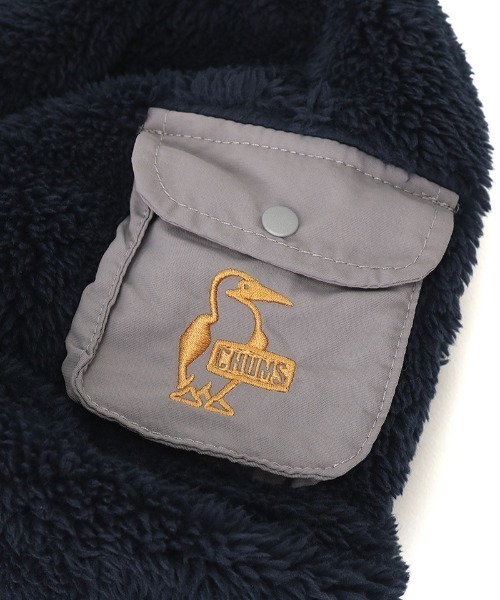 CHUMS（チャムス）の「CHUMS/チャムス ビーニー ダブル エルモフリースワッチ ELMO FLEECE WATCH CH05-1391（ニットキャップ/ビーニー・メンズ・アイボリー/ブラウン/ピンク/ネイビー・FREE）」の5枚目の写真