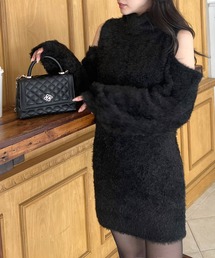 オフショルダー ミニ」に該当するレディースのワンピースファッション