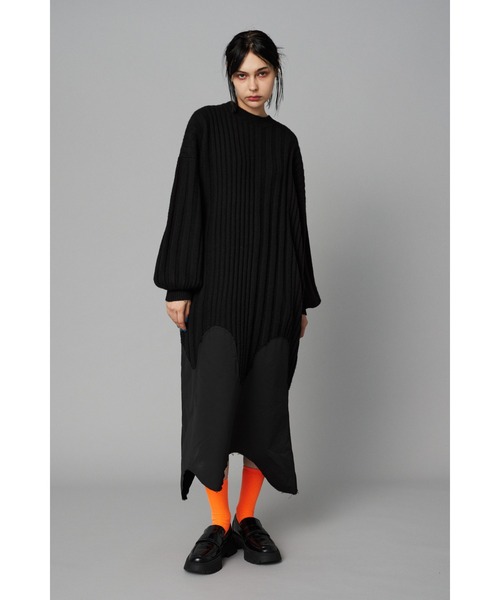 HeRIN.CYE（ヘリンドットサイ）の「Circle hem knit dress サークル