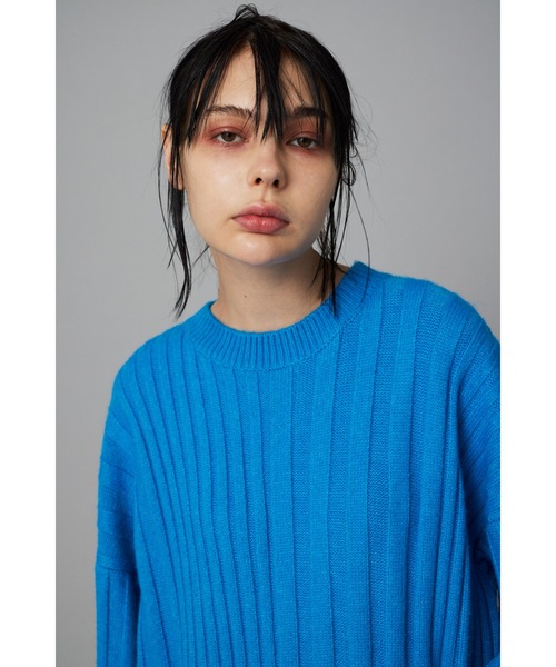 Circle hem knit dress サークルヘムニットドレス（ワンピース