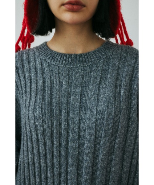 Circle hem knit dress サークルヘムニットドレス（ワンピース