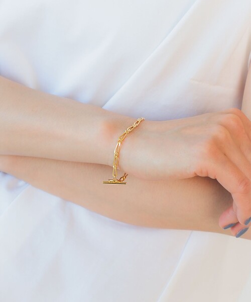 ISOLATION / フィガロチェーン ブレスレット イエローゴールド