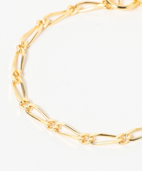 ISOLATION / フィガロチェーン ブレスレット イエローゴールド