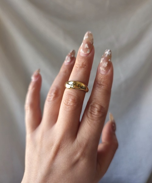 Rechic（リシック）の「【suiさんコラボ】　ボリュームドロップリング（リング・レディース・シルバー/ゴールド・FREE）」の10枚目の写真